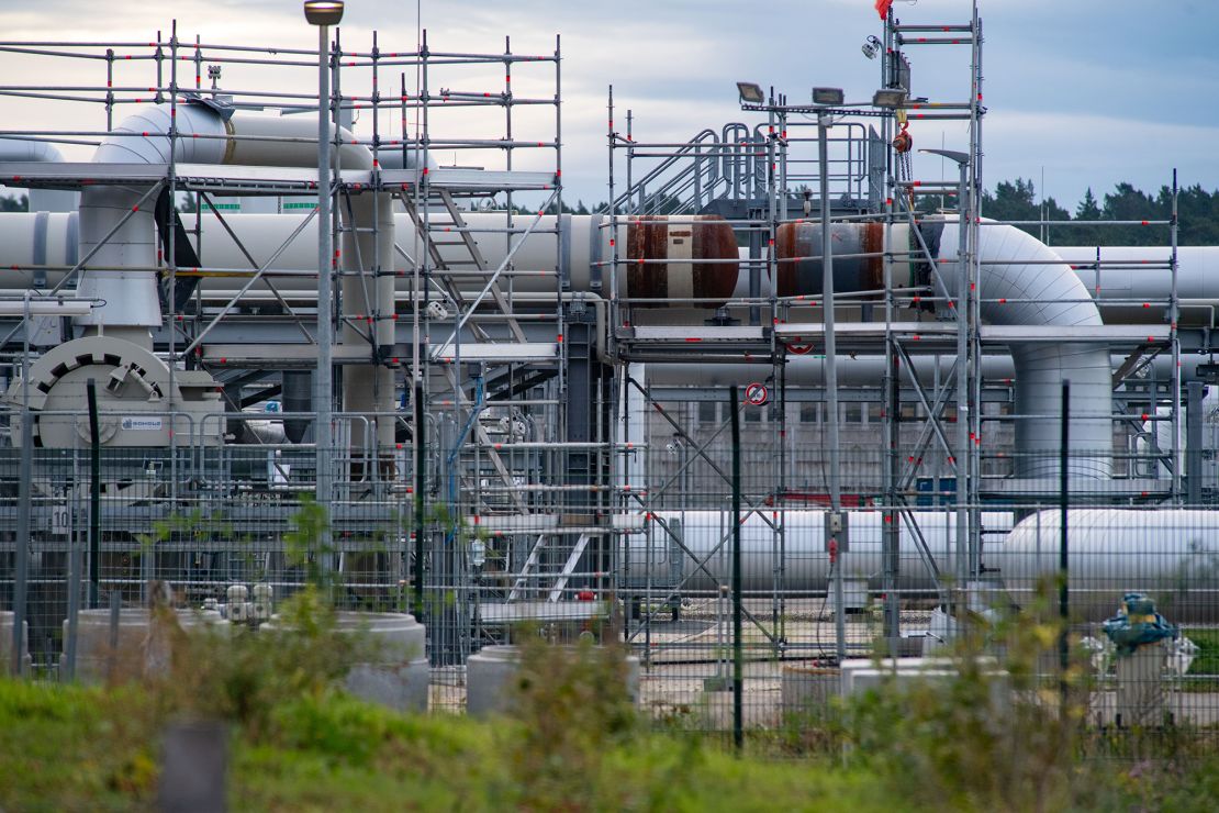 The gas hub of Gascade Gastransport in Lubmin, Western Pomerania, Germany. High gas prices have presented a persistent economic headwind for Europe's biggest economy due to its reliance on energy-intensive industries.