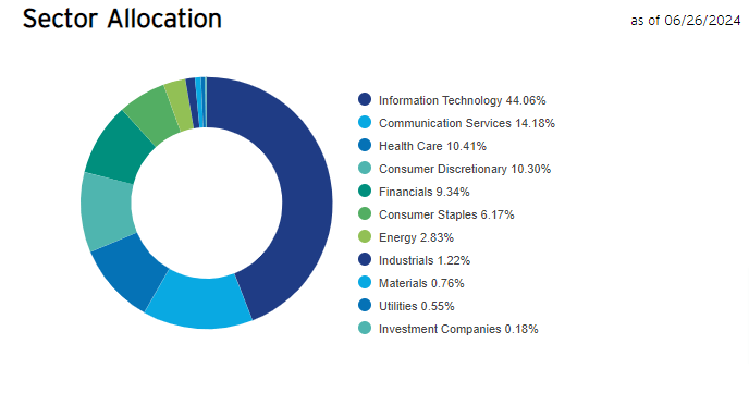 XLG sector exposure